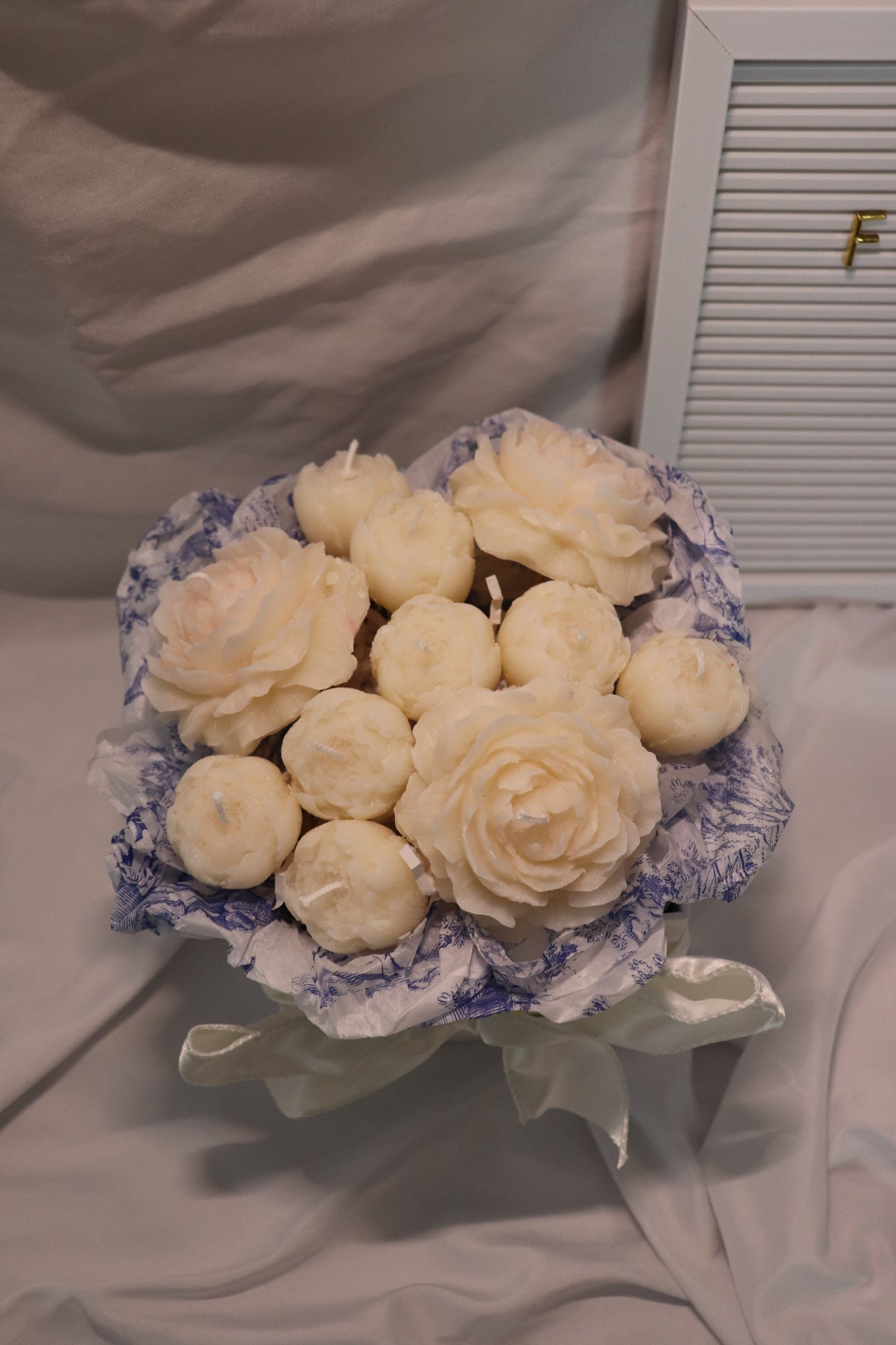 White Candle Bouquet/ Flower Candles